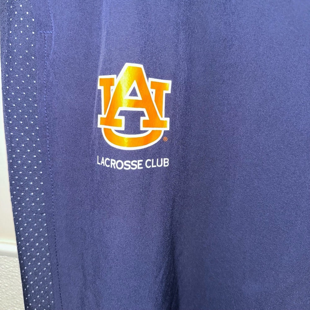 Women's Under Armour Jogger Pants Size L Navy Blue Auburn Lacrosse Club NWT NEW - Picture 2 of 14